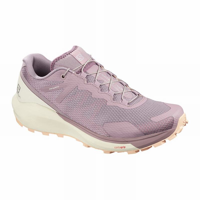 Salomon SENSE RIDE 3 W Zapatillas De Running Mujer - Rosas - Colombia (03175-TLDI)